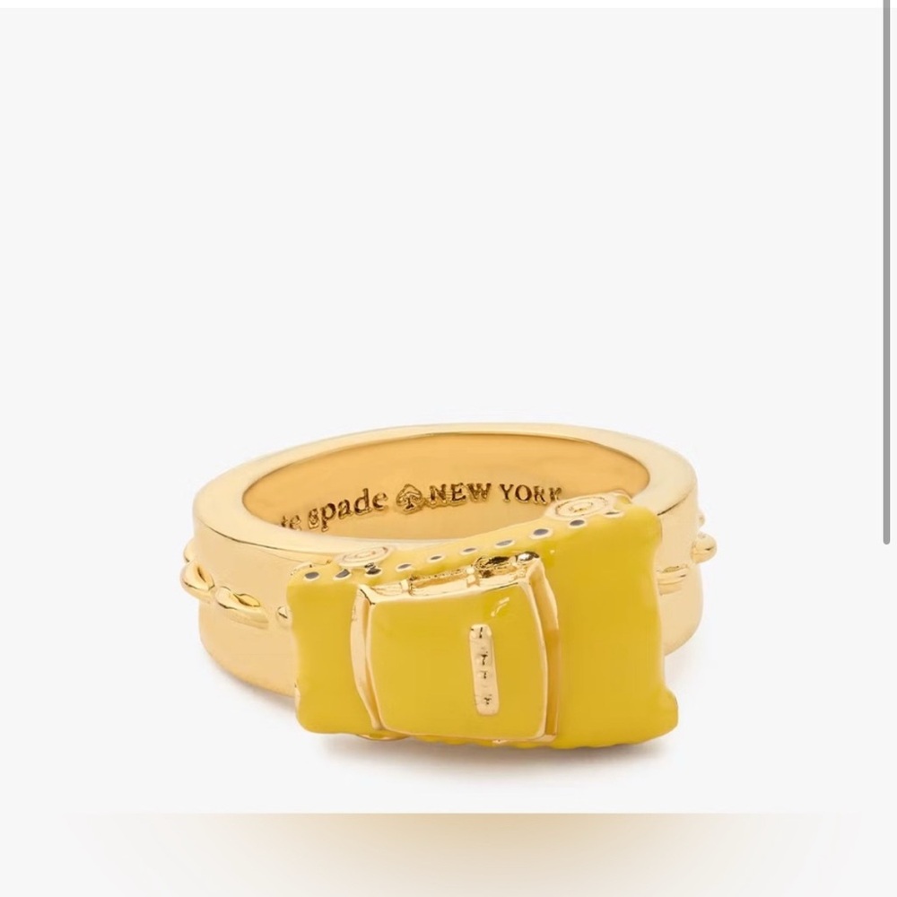 Kate‎ Spade Hit the City Taxi Ring Size 7 NWT